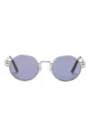 Jean Paul Gaultier The Silver 56-6106 Sunglasses In Silver
