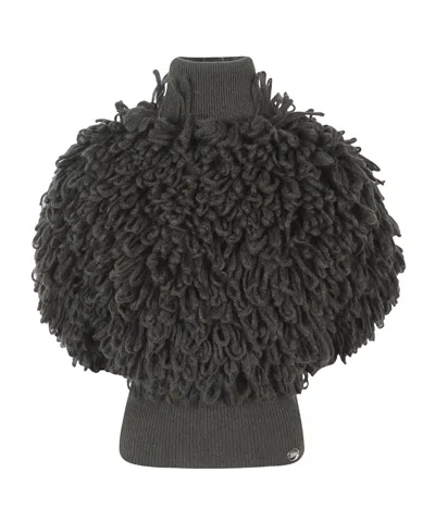Jean Paul Gaultier The Sleeveless Loop-stitch Sweater In Gray