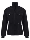 Jean Paul Gaultier The Slit Denim Puffer Jackets Blue In Blue