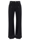 Jean Paul Gaultier The Snap-button Denim Jeans In Blue