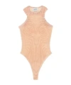 Jean Paul Gaultier Pinstripe Body Morphing One Piece