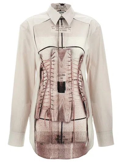 JEAN PAUL GAULTIER JEAN PAUL GAULTIER 'THE TOMPE-L'OEIL CORSET' SHIRT