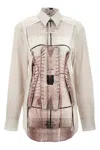 Jean Paul Gaultier Illusion Collared Graphic Print Shirt