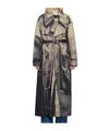 Jean Paul Gaultier 'the Trompe L'œil' Trench Coat In Black