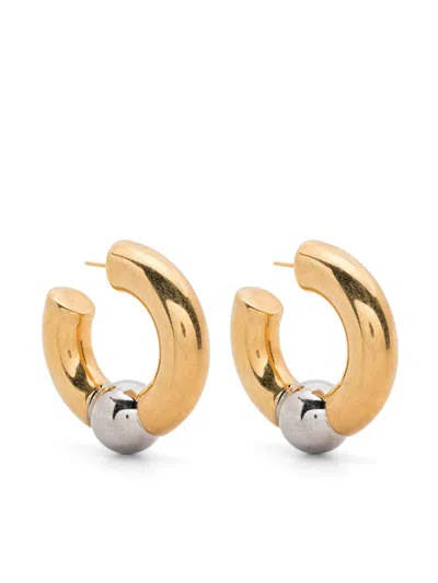 Jean Paul Gaultier The Tube Earrings In Silver