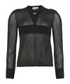 Jean Paul Gaultier The Viscose Knitted Long Sleeves Crew Neck Pullover In Black