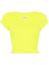 Jean Paul Gaultier The Yellow Patch T-shirt In Yellow