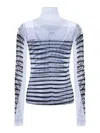 Jean Paul Gaultier Layered Top With Marinière In White