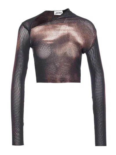 JEAN PAUL GAULTIER TOP - NEGRO