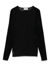 Jean Paul Gaultier Women Morphing Pinstripes Top In Black
