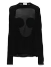 Jean Paul Gaultier Light Jersey Backless Top With Covered Cup Detail In Black