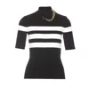 Jean Paul Gaultier The Viscose Knitted Short Sleeves Pullover