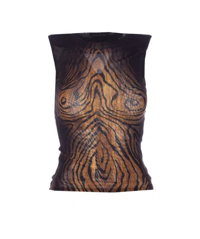 Jean Paul Gaultier Top In Black