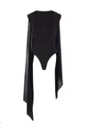 Jean Paul Gaultier Women Jersey Body With Pad In Black