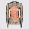 Jean Paul Gaultier Multicolor Mdaillon Top In Multi