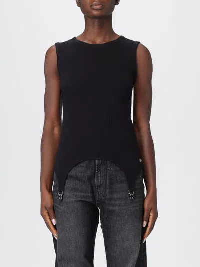 JEAN PAUL GAULTIER TOP JEAN PAUL GAULTIER WOMAN COLOR BLACK,H47689002