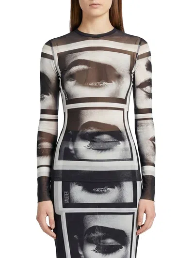 Jean Paul Gaultier Top Woman  In Black