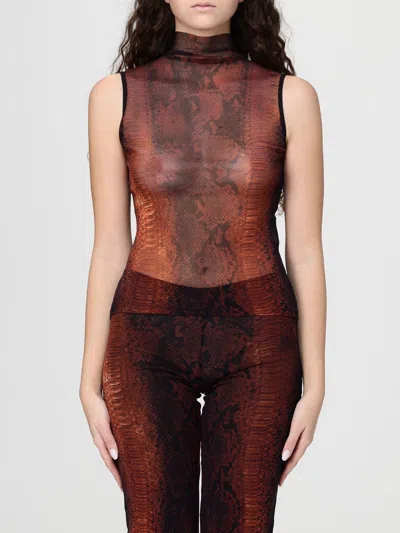Jean Paul Gaultier 탑  여성 색상 브라운 In Multi