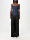 Jean Paul Gaultier Women Denim Bustier In Denim