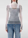 Jean Paul Gaultier Layered Top With Marinière In Weiss