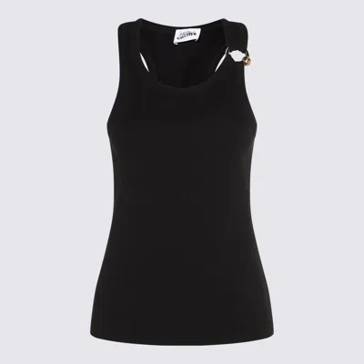 JEAN PAUL GAULTIER JEAN PAUL GAULTIER BLACK COTTON TOP