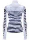 Jean Paul Gaultier Layered Top With Marinière In White