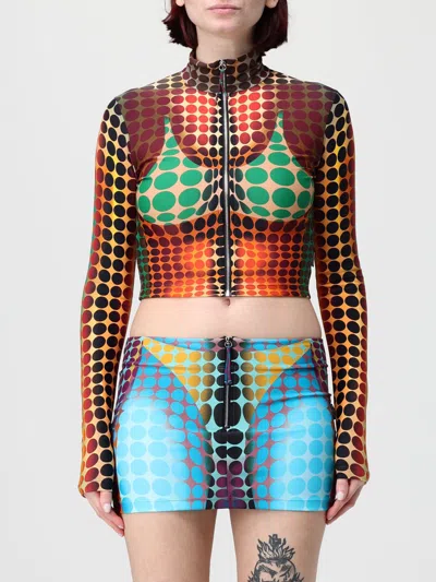 Jean Paul Gaultier 탑  여성 색상 오렌지 In Multi