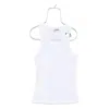Jean Paul Gaultier Ribbed Texture Scoop Neck Sleeveless Top