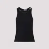 Jean Paul Gaultier Tank Top With Gold-tone Hardware And Ribbed Texture