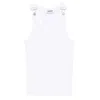 Jean Paul Gaultier Tank Top With Overall Engraved Clothing In White