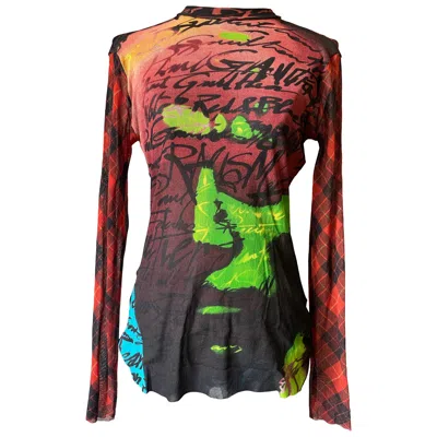 Pre-owned Jean Paul Gaultier Transparent Mesh Top Is An Iconic Vintage Piece By . In Black