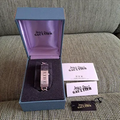 Pre-owned Jean Paul Gaultier Trompe-l'œil Watch Bracelet