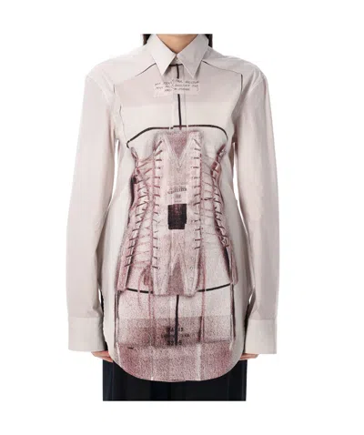 JEAN PAUL GAULTIER JEAN PAUL GAULTIER THE TROMPE L'OEIL CORSET SHIRT