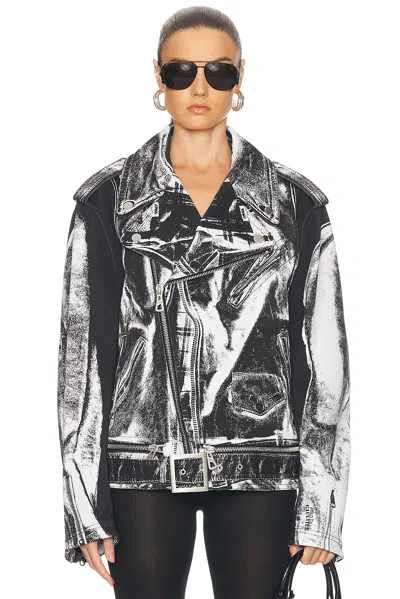 Jean Paul Gaultier Trompe L'oeil Jacket In Black & White