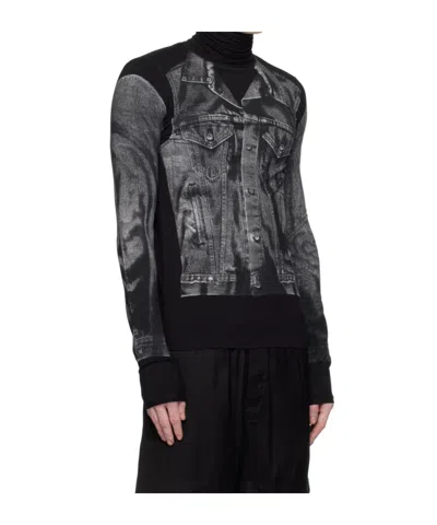 Jean Paul Gaultier Trompe L'oeil-print Roll-neck Jumper