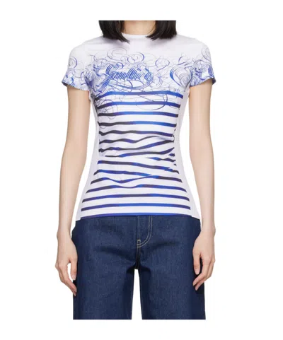 Jean Paul Gaultier Trompe L'oeil-print T-shirt In Multicolor