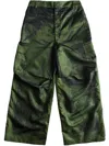 Jean Paul Gaultier Trompe L'oeil-print Trousers In Green