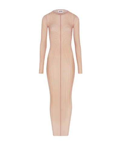 Jean Paul Gaultier Tulle Dress In Pink