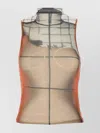 Jean Paul Gaultier Printed Tulle The Fire Tank Top In Brown