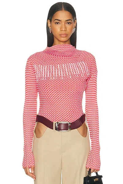 Jean Paul Gaultier Turtleneck Sweater In Multi