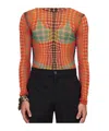 Jean Paul Gaultier Turtleneck T-shirt In Multi