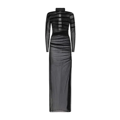 Jean Paul Gaultier Turtleneck With Flock "gaultiere" And "mariniere" Dress