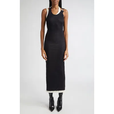 Jean Paul Gaultier Twisted Double Layer Rib Tank Dress