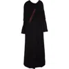 Jean Paul Gaultier Black Shayne Oliver Edition Maxi Dress In Faded Black