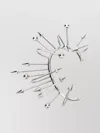 Jean Paul Gaultier Unique Arrow Spike Shape Silver Earrings