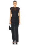 Jean Paul Gaultier Open Back Sleeveless Mini Dress In Black
