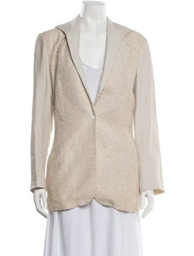Pre-owned Jean Paul Gaultier Vintage 1990's Blazer In Neutrals