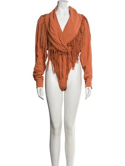 Pre-owned Jean Paul Gaultier Vintage 1990's Bodysuit In Orange