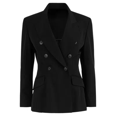 Pre-owned Jean Paul Gaultier Vintage 1990's  Wool Black Double Breasted Blazer