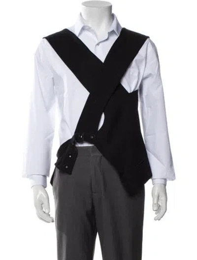Pre-owned Jean Paul Gaultier Vintage 1990 Suit Vest In Black